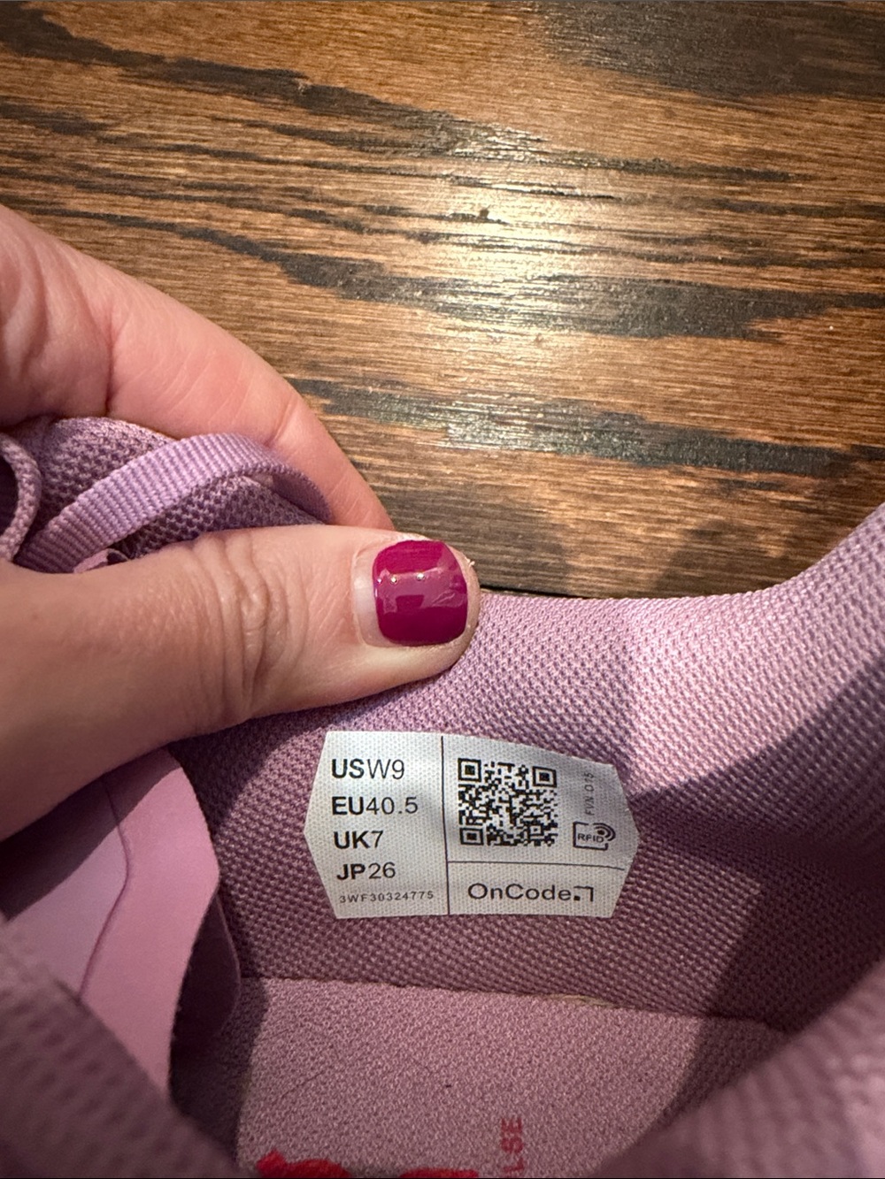 On Running Women's Lavender/Pink Cloudpulse Next Running Shoes - size 9 - Picture 6 of 6